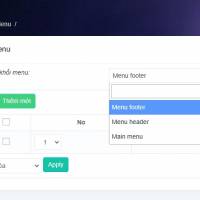 Hướng dẫn quản lý main menu trong hệ thống cms Nitsoft